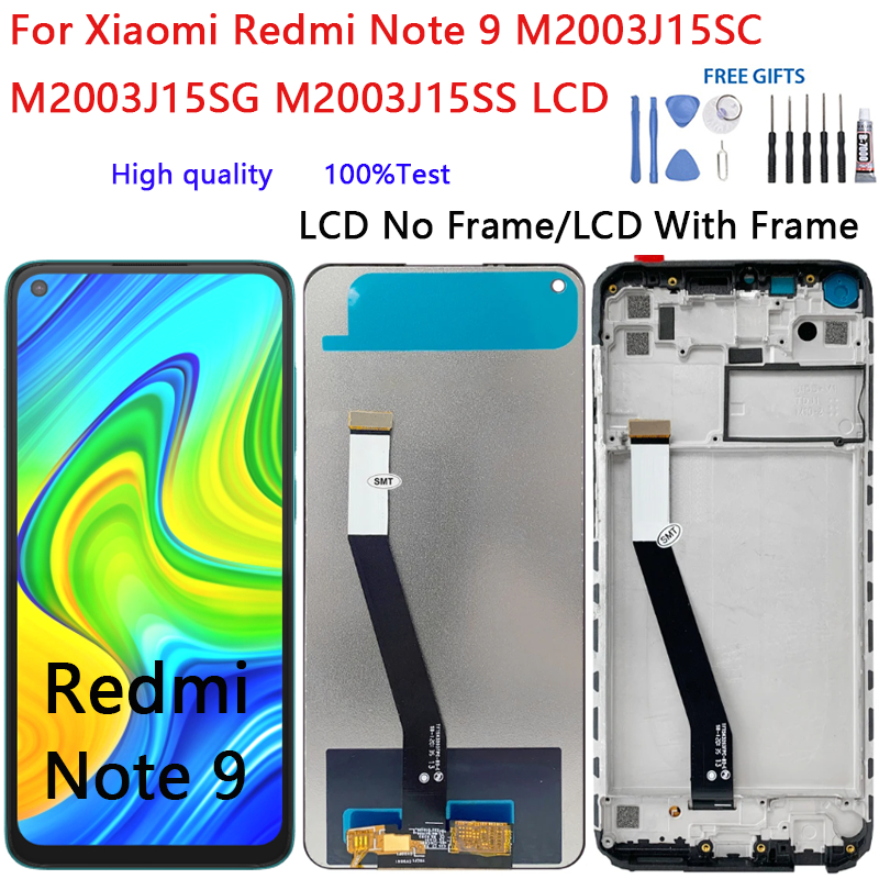 Dành Cho Xiaomi Redmi Note 9 M2003J15SC M2003J15SG M2003J15SS LCD Bộ Số Hóa Màn Hình Cảm Ứng Màn Hìn