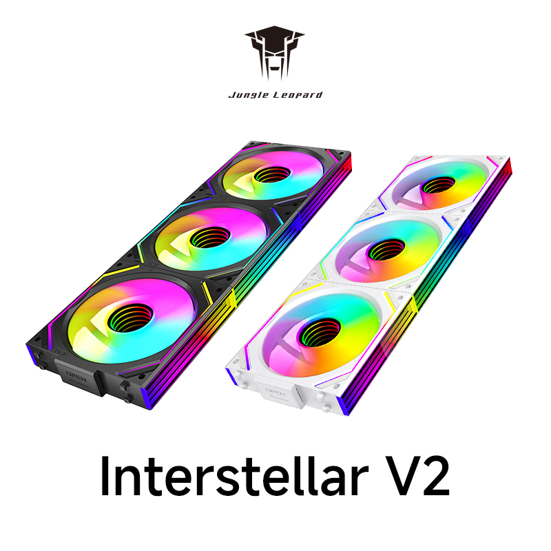 Jungle Leopard Interstellar V2 Khối CPU Quạt ARGB 120mm Lăng kính trắng Lian li Cùng mẫu Khối xây dự