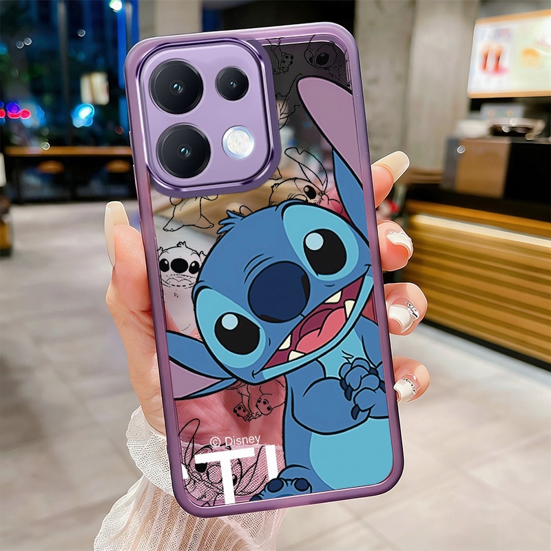 OPPO Reno 16 Pro 5G Reno16F 5G Happy Stitch Soft Phone Case Smile Candy Silicon Case Bảo Vệ Camera