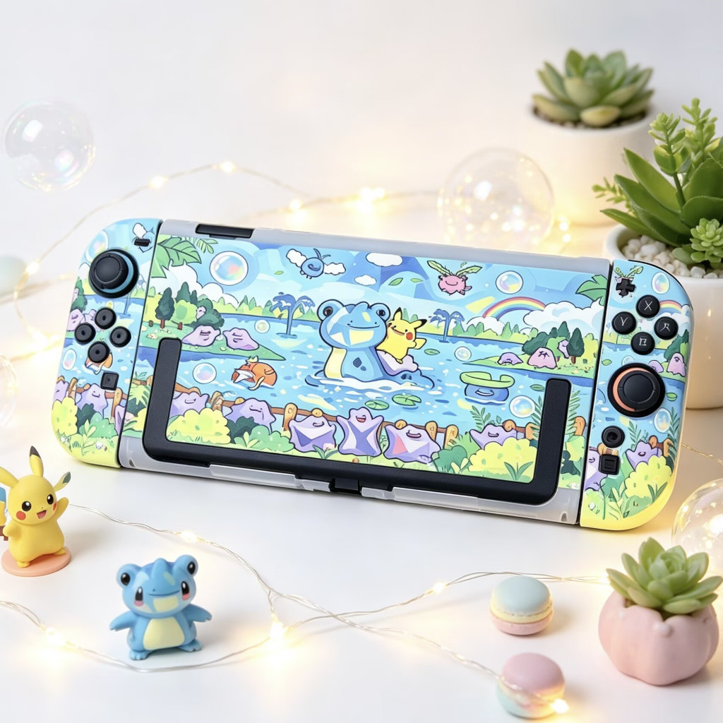 Ốp cứng bảo vệ Pokemon Ditto Pokopia cho Nintendo Switch 2 2025, Vỏ bảo vệ cho Nintendo Switch 2, Vỏ