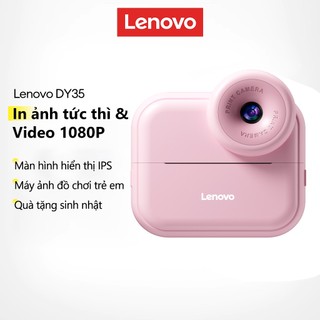 Máy ảnh in tức thì Lenovo DY35 và đồ chơi máy ảnh trẻ em với màn hình Video và IPS 1080P để làm quà tặng sinh nhật