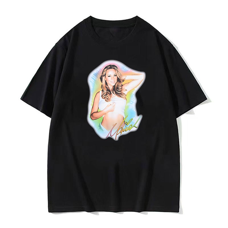 Áo thun Mariah Carey Pride Mariah Carey In họa tiết Áo thun Cotton chất lượng cao Áo thun mềm mại mù