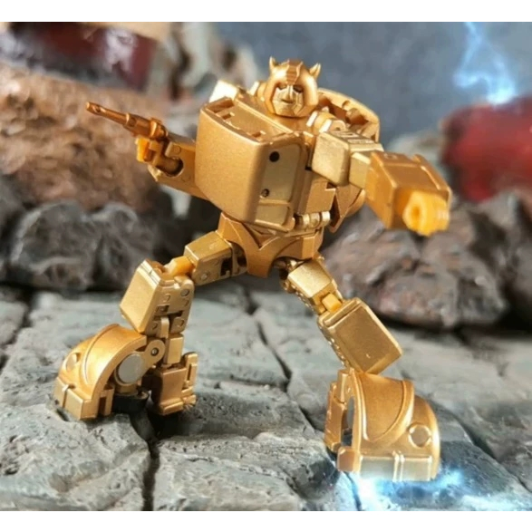 2026 MỚI Biến Đổi MS-TOYS MS-B21G Vàng Xe Chiến Binh Quy Mô Nhỏ Đồ Chơi Bé Trai