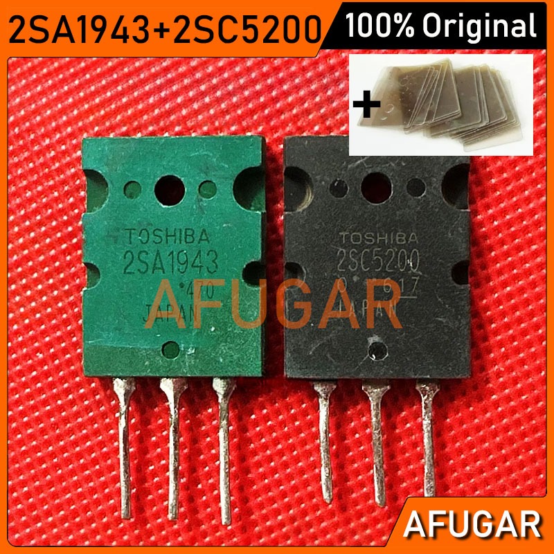 10 / 5 / 2 Cặp (2SA1943 + 2SC5200) Máy tháo rời chính hãng đã qua sử dụng bộ khuếch đại công suất bá