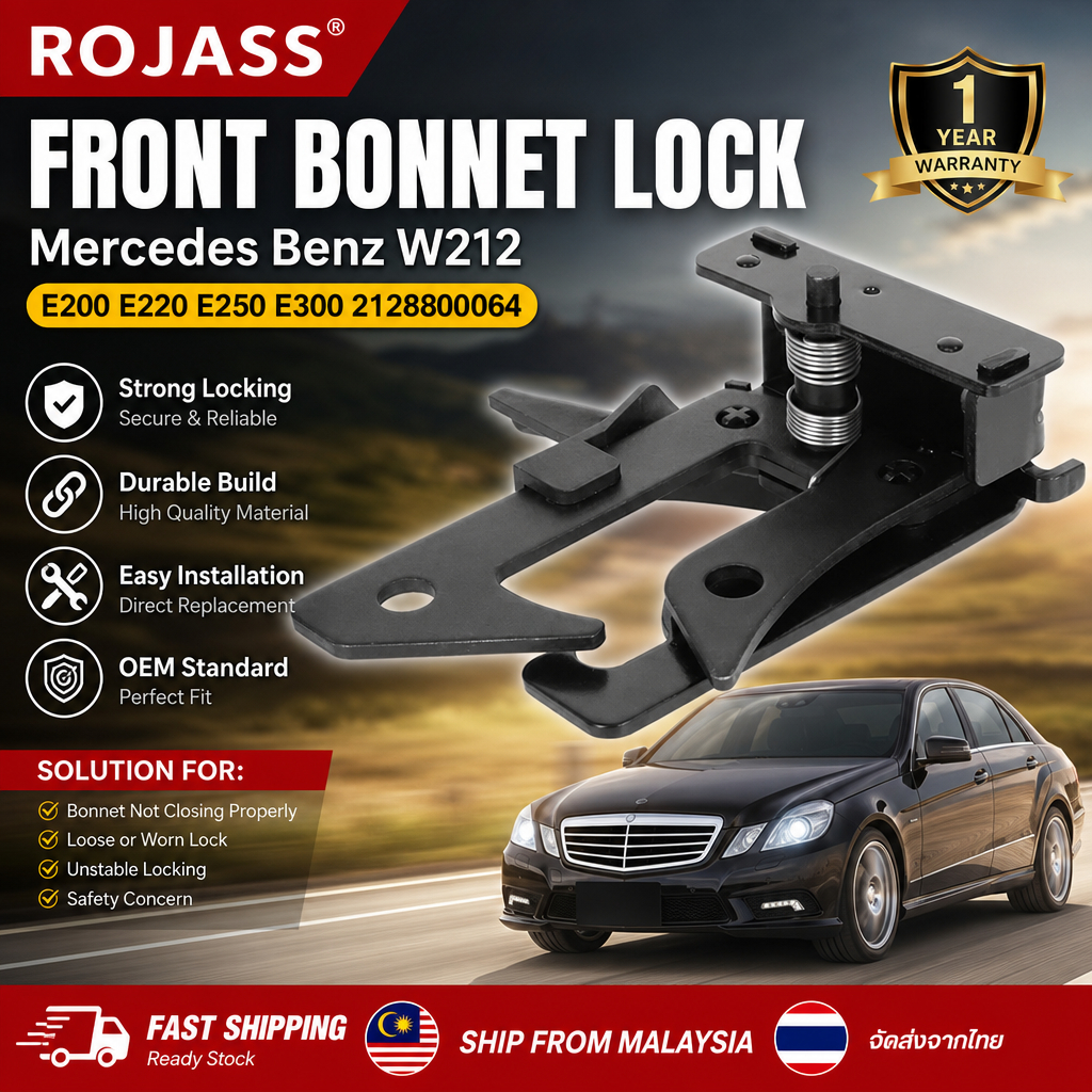 ROJASS MERCEDES BENZ W212 TRƯỚC BONNET LOCK HOOD CATCH E200 E250 E300 2128800064