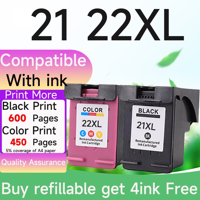 Tương thích HP 21 HP 22 mực HP21XL HP22XL Hộp mực Tương thích cho HP F300 F310 F325 F2280 F2240