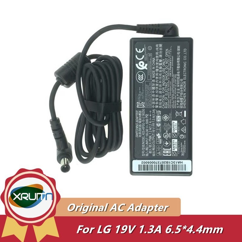 ADS-40SG-19-3 19025G 25W 19V 1.3A LCAP21 AC Adapter Cho LG E1948S E2242CA E2249 E1948SX 27EA33V 24MP
