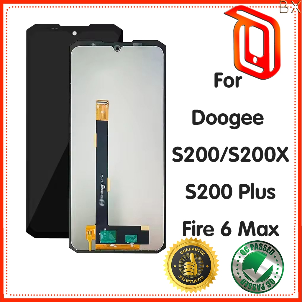Dành Cho Doogee S200 S200X S200 Plus Fire 6 Max Màn Hình LCD Và Lắp Ráp Bảng Điều Khiển Cảm Ứng