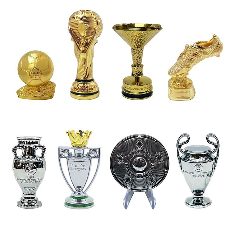 Mini Cúp EPL Premier League UEFA Champions League World Cup Quả Bóng Vàng Bundesliga Trang Trí Bóng 