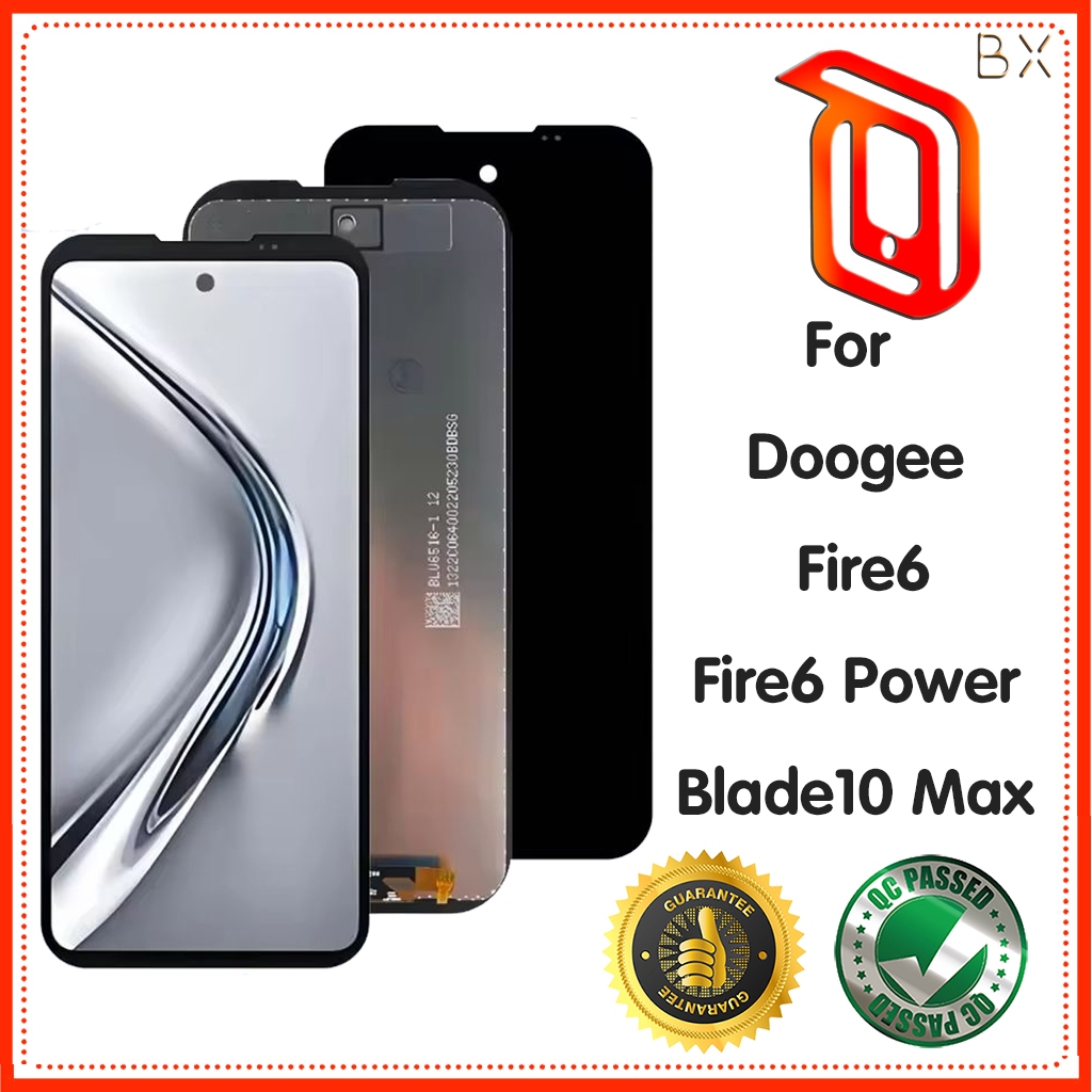 Dành cho Doogee Fire6 / Fire6 Power / Blade10 Max Màn hình LCD và lắp ráp bảng điều khiển cảm ứng