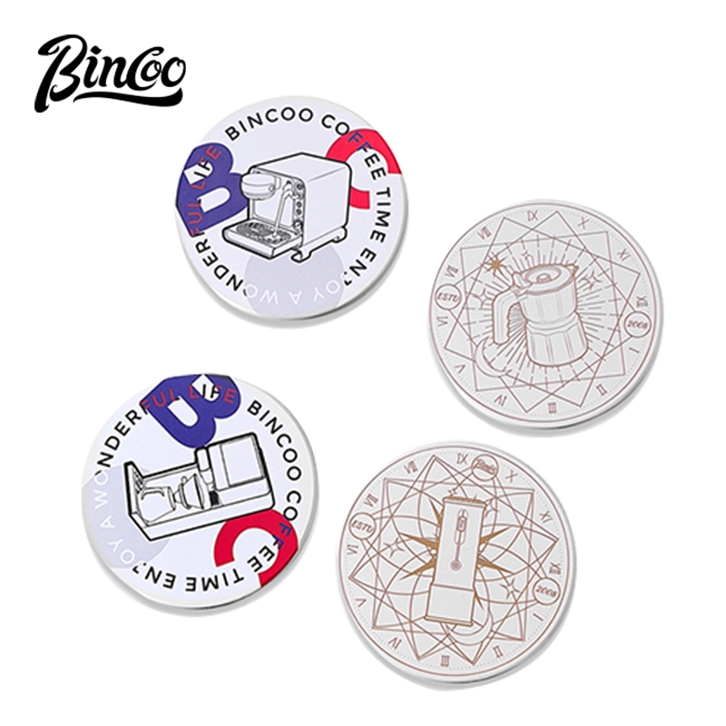 BINCOO Creative Ceramic Coaster Moka Pot Trivet Lô hàng màu ngẫu nhiên