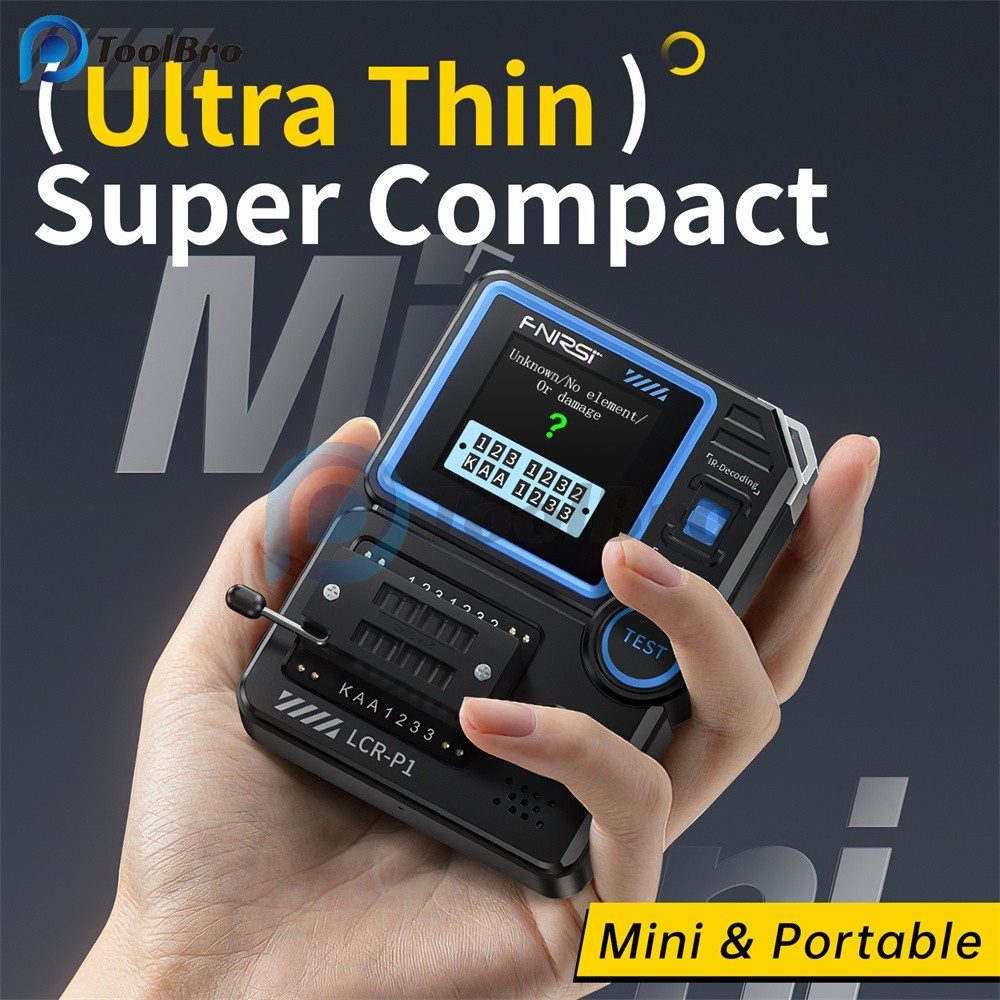 LCR-P1 Transistor Tester Diode Triode Điện dung Điện trở LCR ESR Meter MOSFET NPN PNP SMD Máy kiểm t