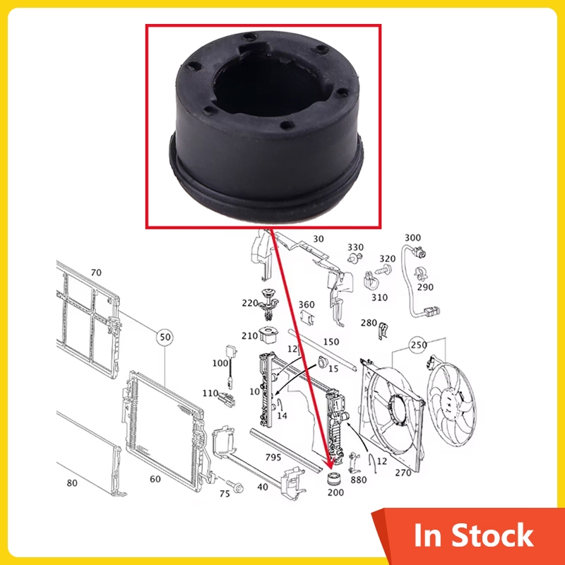 Giá Đỡ Tản Nhiệt Gắn Cho Xe Mercedes Benz W211 W221 E200 E220 E240 E250 E270 E280 E300 E320 E350 E43