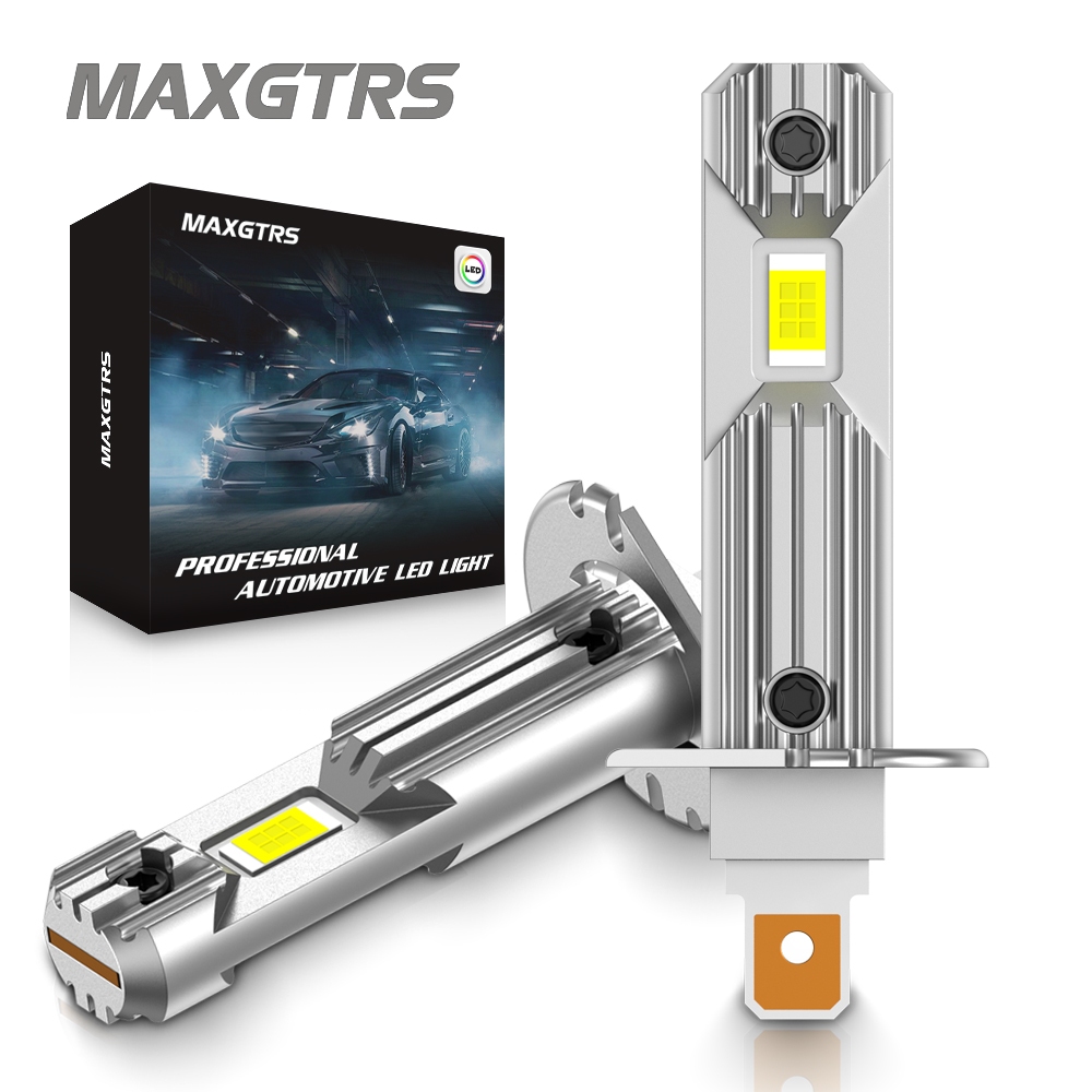 Maxgtrs Bộ 2 Đèn led Sương Mù Ánh Sáng Trắng h1 60w dc 10v-18v 6500k / 4300k Cho Xe Hơi