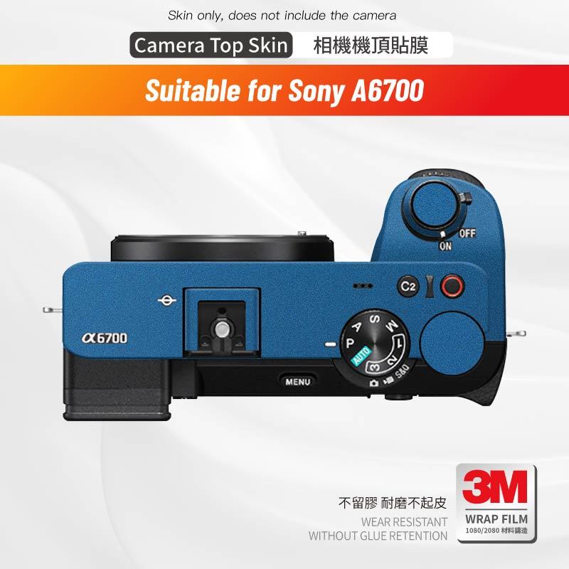 Miếng dán Skin 3M , cao cấp cho máy ảnh SONY A6700 (Chỉ có phần trên) Miếng dán chống trầy