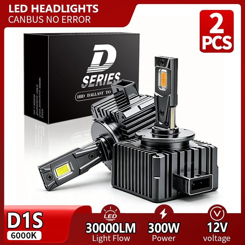 2 Bóng Đèn Pha LED D1S D3S D2S D4S D5S D8S 35W Canbus HID Xenon Đèn Turbo LED Cắm & Chạy 12V