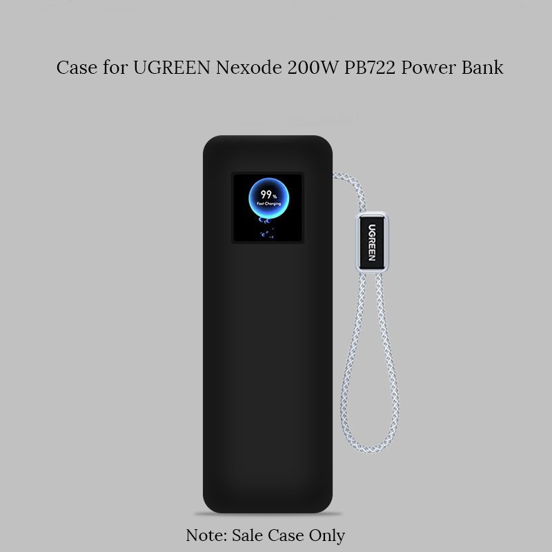 Ốp Bảo Vệ Silicon Mềm Cho UGREEN Nexode 200W 25000mAh Power Bank PB722 Vỏ Chống Sốc Chống Trầy Xước 