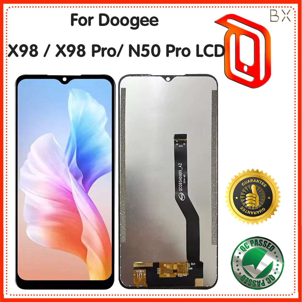 Dành cho màn hình LCD Doogee X98 / X98 Pro / N50 Pro và lắp ráp bảng điều khiển cảm ứng