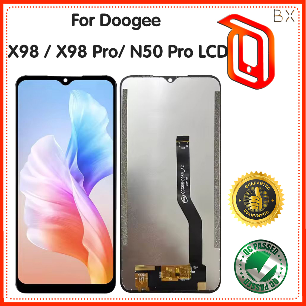 Dành cho màn hình LCD Doogee X98 / X98 Pro / N50 Pro + Bộ số hóa kính cảm ứng