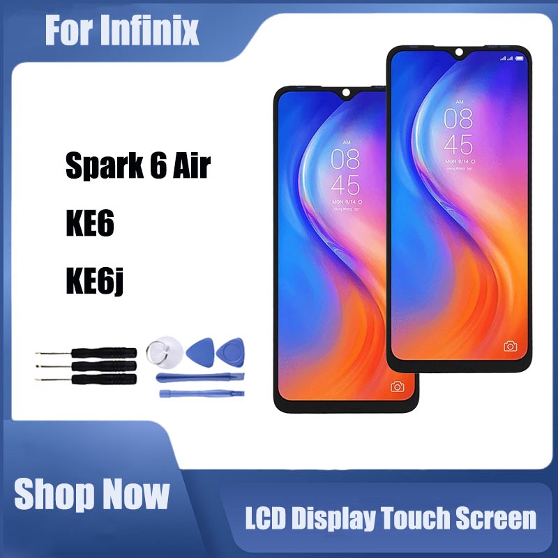 Dành Cho Tecno Spark 6 Air / KE6 / KE6j Màn Hình LCD Bộ Số Hóa Cảm Ứng Thay Thế 7.0 "