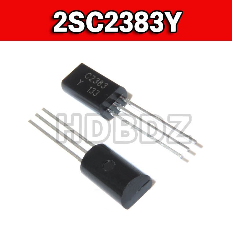 50~100pcs 2SC2383Y 2SC2383 C2383 TO-92L Ống âm thanh Triode IC