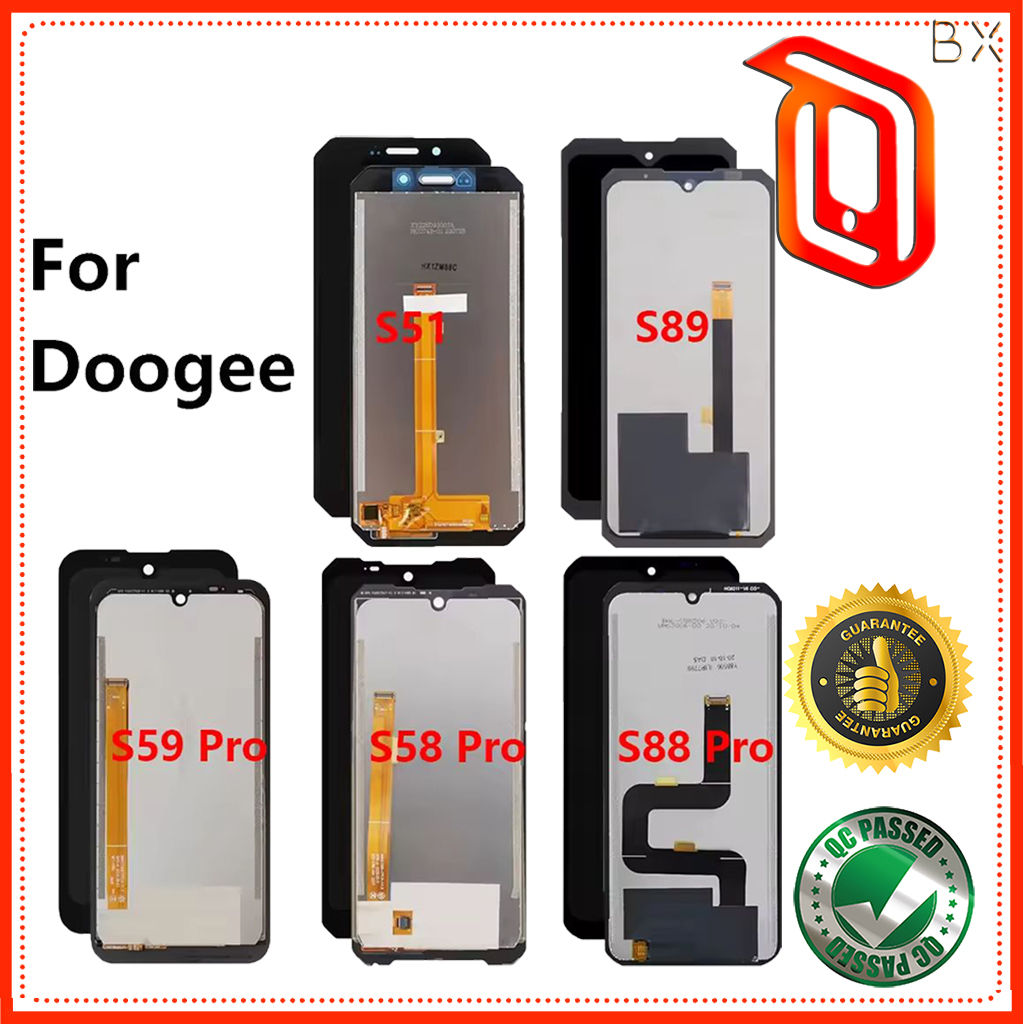 Bộ Số Hóa Màn Hình LCD Cho Doogee S51 S61 S61 Pro S89 S59 Pro S58 Pro S88 Pro Thay Thế