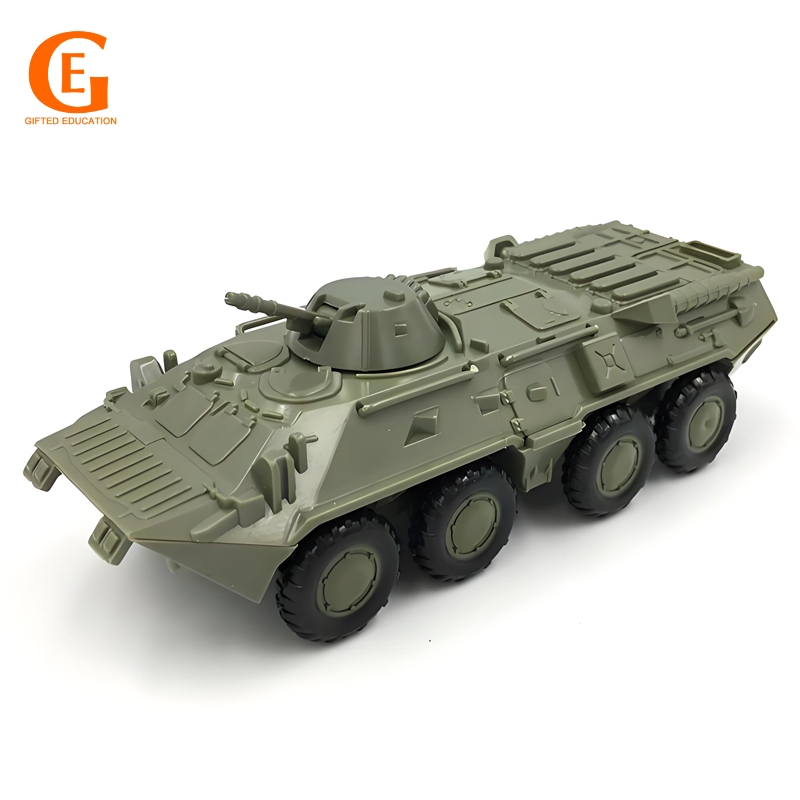 4D 1 / 72 BTR-80 Vỏ Giáp Tàu Sân Bay Mô Hình Nhựa Mini Quân Sự Bánh Xe Đồ Chơi Wargame Cảnh Trang Tr