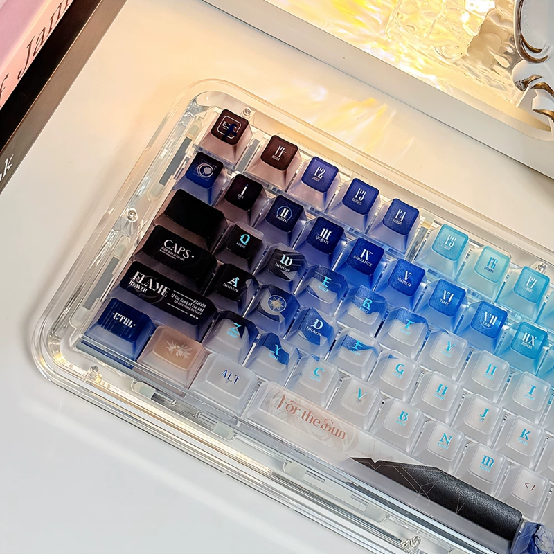[Chỉ Keycap] Keycap trong suốt Phainon mờ 118 phím cho bàn phím cơ Cherry MX Switch Keychron / RK61 