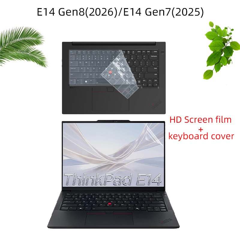 Thích hợp cho 14 Inch ThinkPad E14 Gen8 Gen7 Gen6 Gen5 Laptop Bảo Vệ Màn Hình Phim Bàn Phím