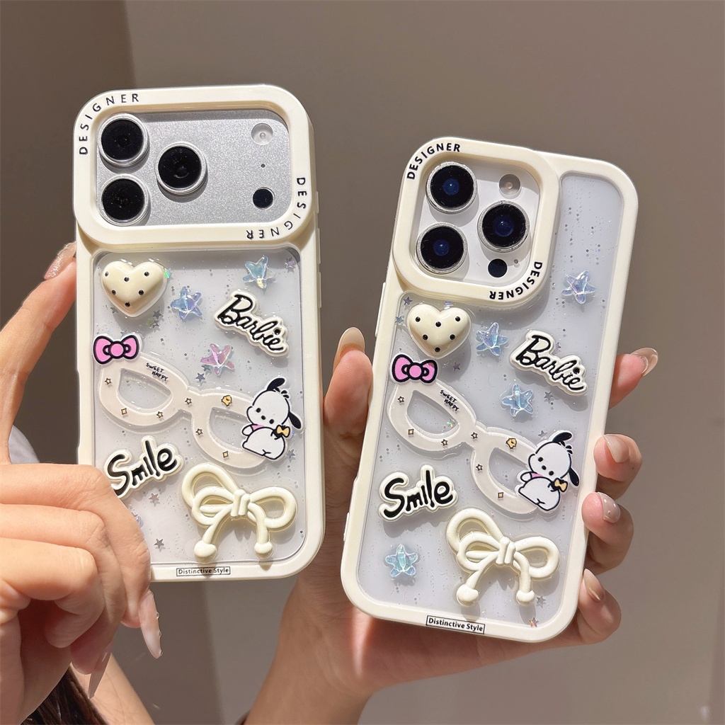 Dành cho iphone Case 17 Pro Max 16 Pro Max 15 Pro Max Kính Pacha Dog Soft Case