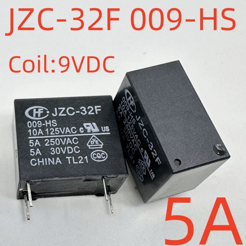Rơle JZC-32F 009 012-HS 5A 4 chân