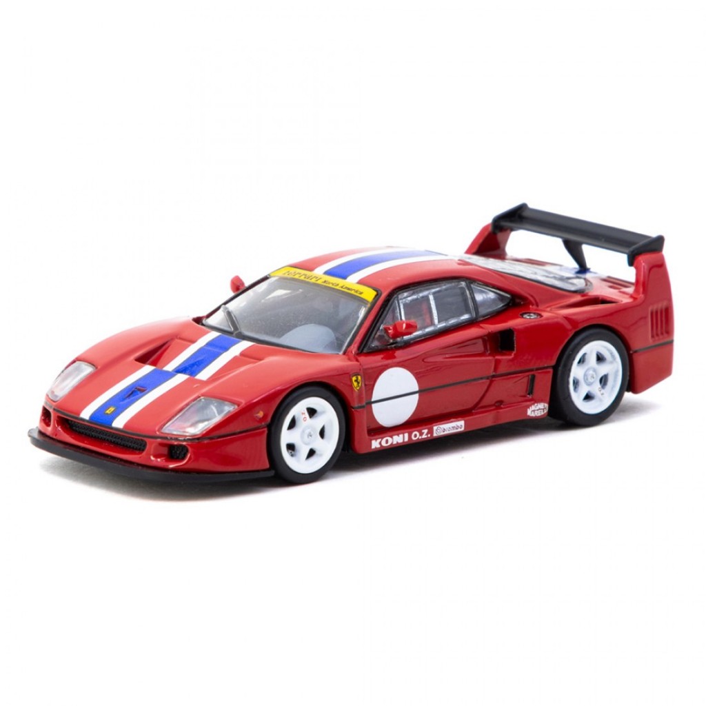 Tarmac Works T64-075-RE2 1 / 64 Ferrari F40 LM Xe mô hình tỷ lệ đúc màu đỏ