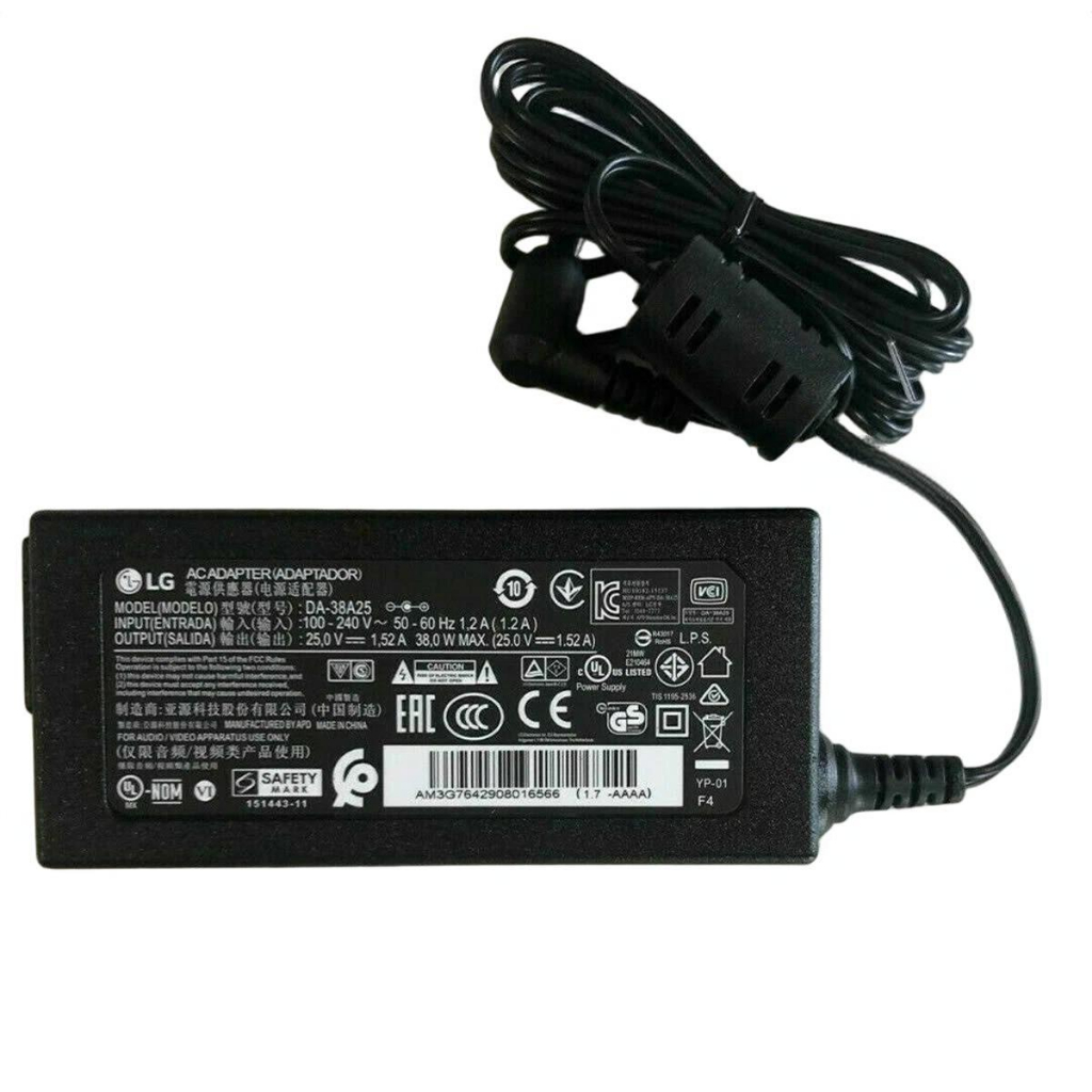 25V 1.55A 38W LG SH7 SH7B SH78 SN6Y SK8Y SK8Y SPK8-W Thanh âm thanh Wi-Fi DA-38A25 EAY64290801 Bộ ch