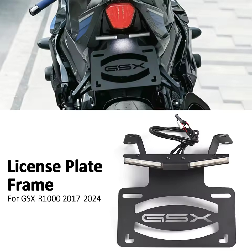 Phụ Kiện Xe Máy Biển Số Giá Đỡ Fender Eliminator Đuôi Khung Tấm Dành Cho Xe Suzuki GSX-R 1000 GSX-R1