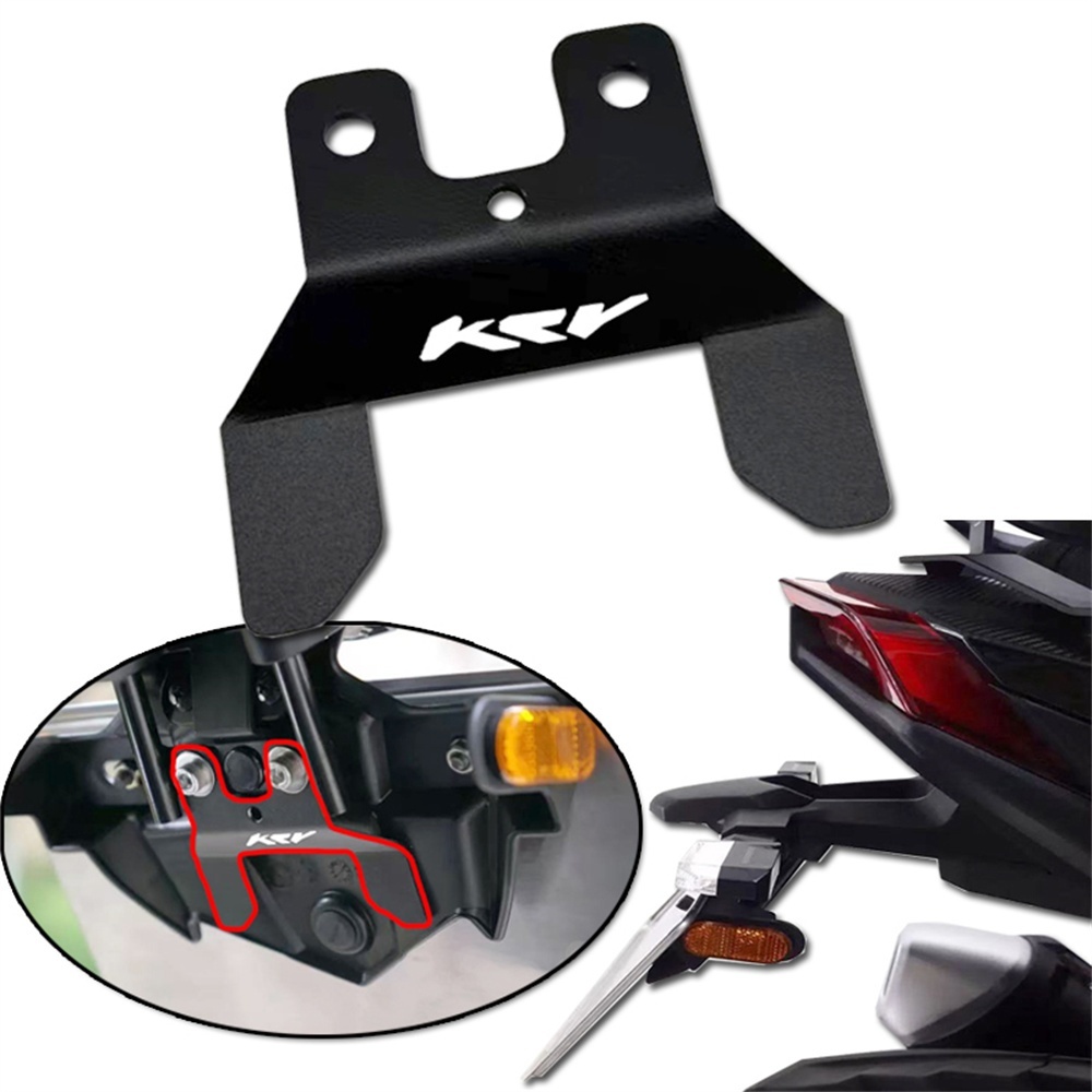 Dành Cho Xe Đạp KYMCO KRV180 KRV 180 Xe Máy Biển Số Gia Cố Giá Đỡ Giảm Biển Số Rung
