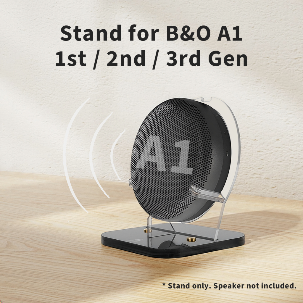 Đế loa để bàn Acrylic cho B & O Beosound A1 1st 2nd 3rd Gen Đế giữ màn hình