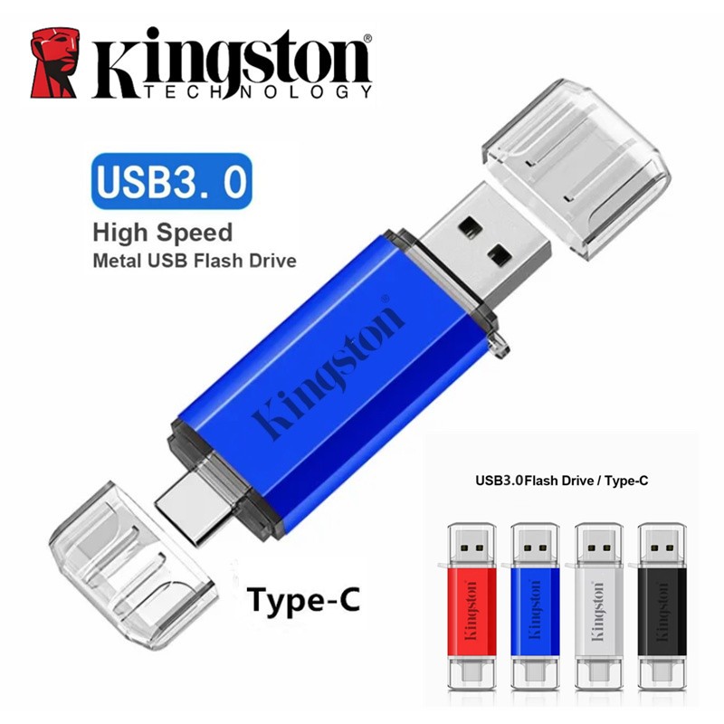 Ổ đĩa Flash USB Type-C Kingston 1TB 2TB Pendrive Lưu trữ ngoài Micro Memory Stick Type-C