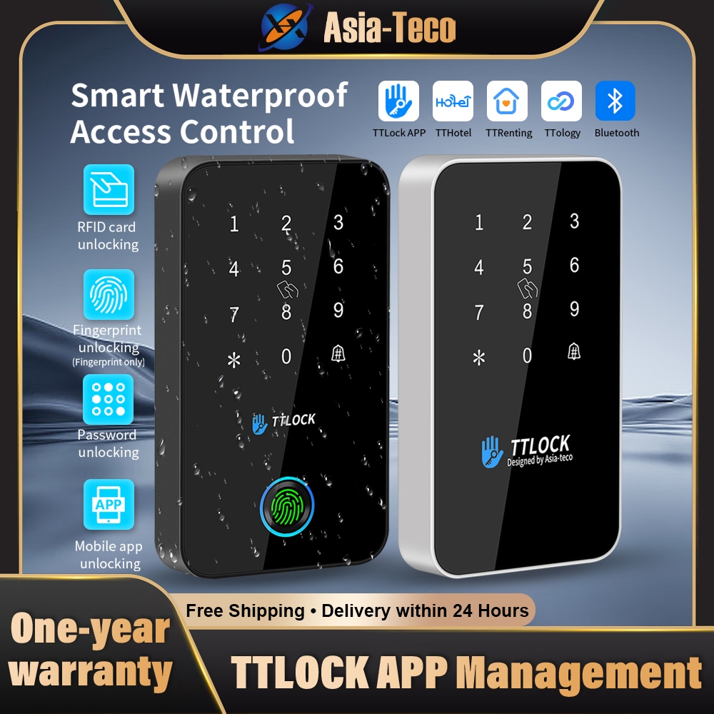 MJ03 IP67 Bàn phím Nfc ngoài trời Ứng dụng Ttlock Mật khẩu vân tay Bluetooth Làm việc với G2 Gateway