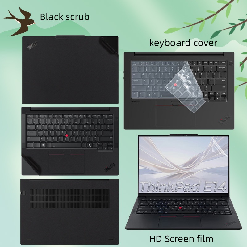 Thích hợp cho 14 Inch ThinkPad E14 Gen8 Gen7 Gen6 Gen5 Vỏ Laptop Phim Bảo Vệ Máy Tính Body Beauty St