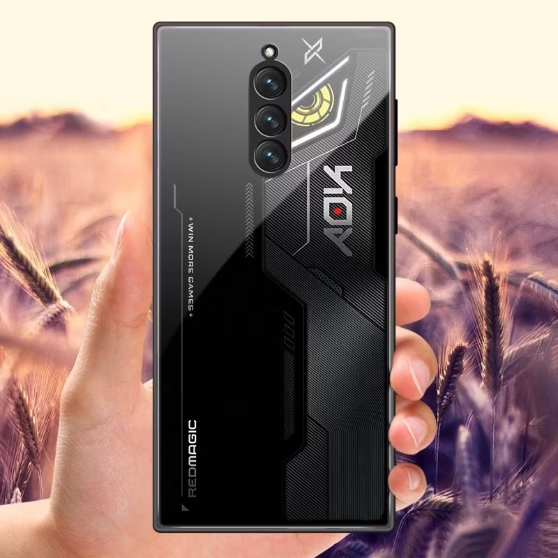 Ốp Kính 9H Cho Nubia Red Magic 8S Pro Plus Ốp Lưng NX729J 5G Cứng Kính Cường Lực Điện Thoại Ốp Lưng 