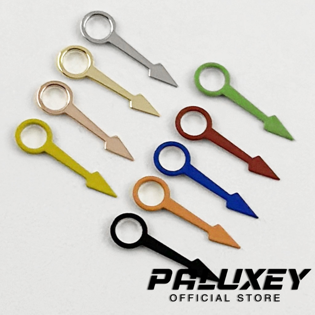 PALUXEY Không Dạ Quang NH34 GMT Bạc Đỏ Xanh Xanh Đen Cam GMT Tay 8.5MM Phù Hợp Với NH34A 4R34 Bộ Phậ