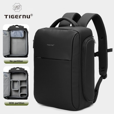 Tigernu 91020 túi đựng máy ảnh ba lô chống sốc túi xách nam dung tích lớn túi du lịch chống thấm nước tổ chức phù hợp với máy tính xách tay 14 inch