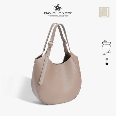David Jones Paris Noémie 2025 / 2026 Thu Đông Nữ Da PU Nữ Mềm Mại Và Cao Cấp Túi Hobo Túi Đeo Vai Size 33