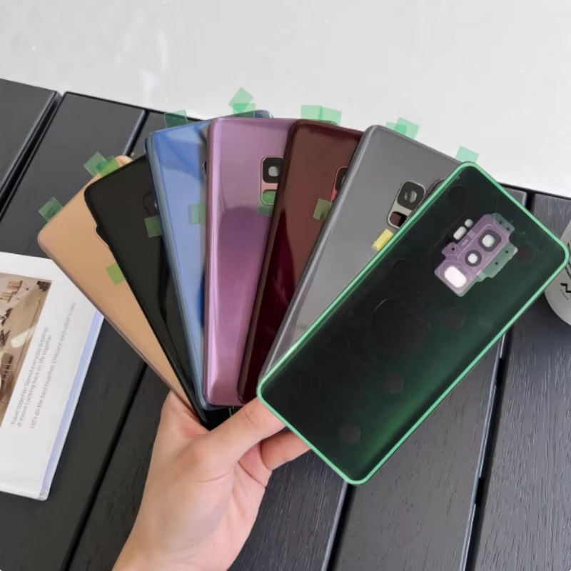 Vỏ phía sau vỏ pin mặt sau cho Samsung Galaxy S9 S9 + S9plus SM-G960F G965U G965N G960K SM-G9650 Phụ