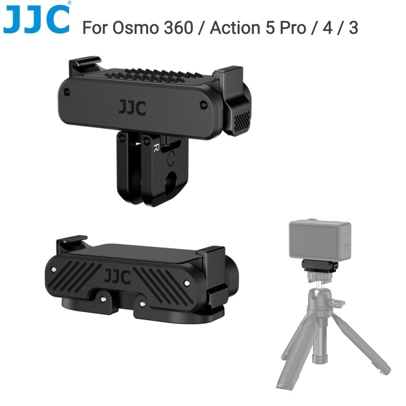 JJC Magnetic Quick Release Adapter Mount Cho DJI Osmo 360 / Action 5 Pro / Action 4 / Action 3