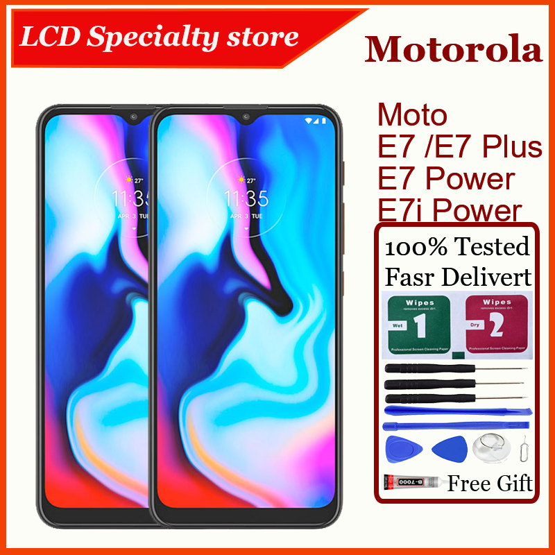 Dành Cho Motorola Moto E7 E7 Plus E7 Power E7i Power LCD Màn Hình Cảm Ứng Có Khung Thay Thế