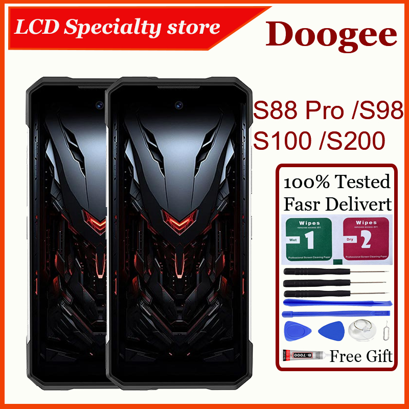 Dành Cho Doogee S88 Pro S88 Plus S98 S98 Pro S100 S100 Pro S200 S200x Màn Hình LCD Màn Hình Cảm Ứng 