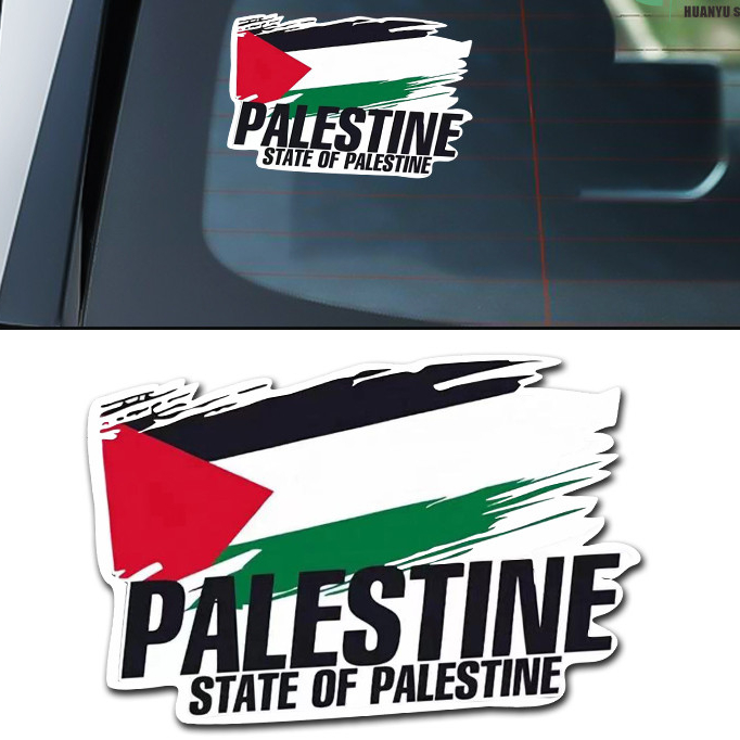 Palestine Cờ Ốp Lưng Dán Xe Máy Đua Cờ Quốc Gia Off Road Decal Thế Giới Hòa Bình Dán