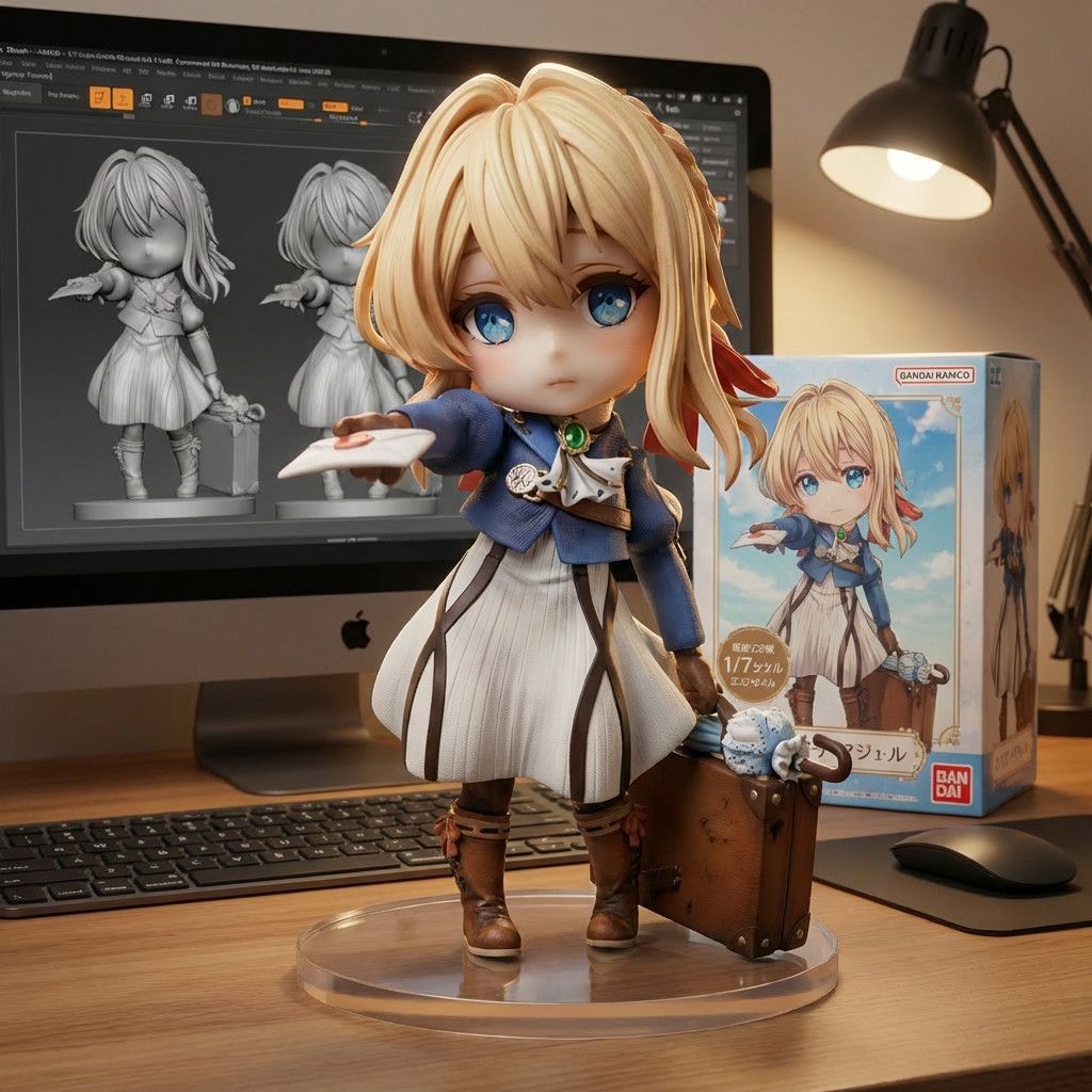 [Seckill] Phiên bản Q Velitt Trang trí tượng mô hình Anime hai chiều♌Quà tặng búp bê Anime Wellit 10
