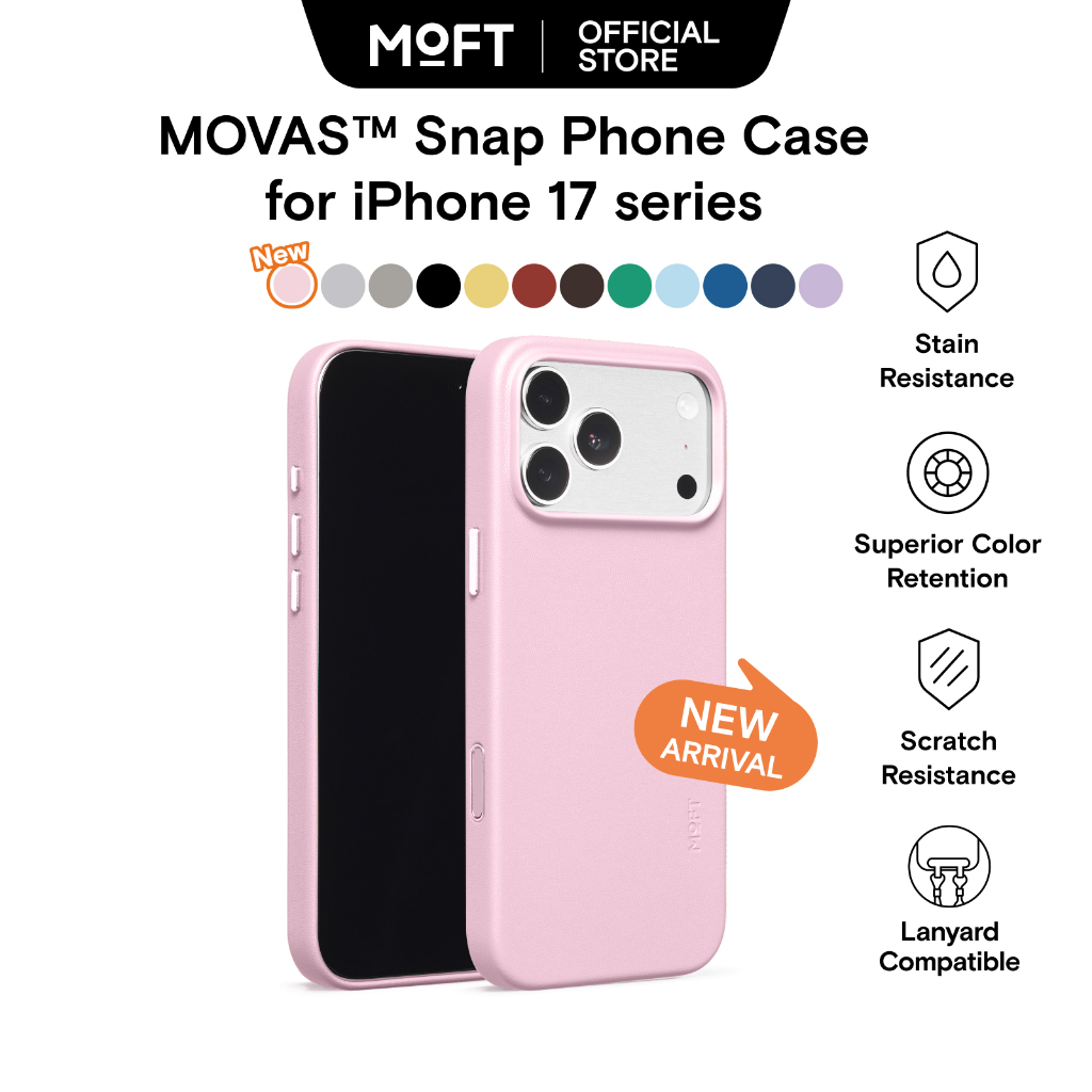【NEW】MOFT Ốp điện thoại MOVAS™ Snap cho iPhone Air/17/17 Pro/ 17 Pro Max